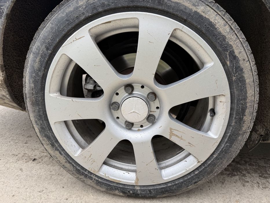 Jante Mercedes R17 cu anvelope 225/45r17 5x112