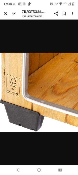 Ferplast Baita 80 Дървена колиба за кучета