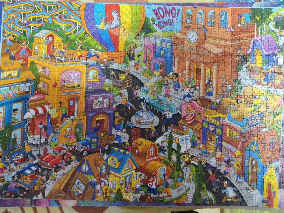 Наредени пъзели (залепени).