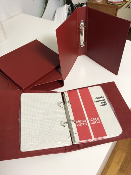 Lot 6 buc. Caiet mecanic  2 inele, A5 Noi.