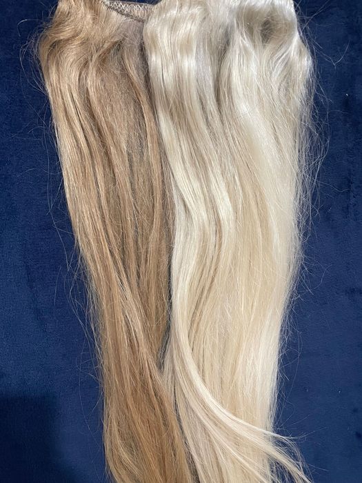 100% естественна славянска коса висок клас 150гр