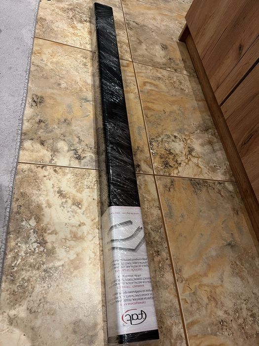 Праг за баня прав черен гранит