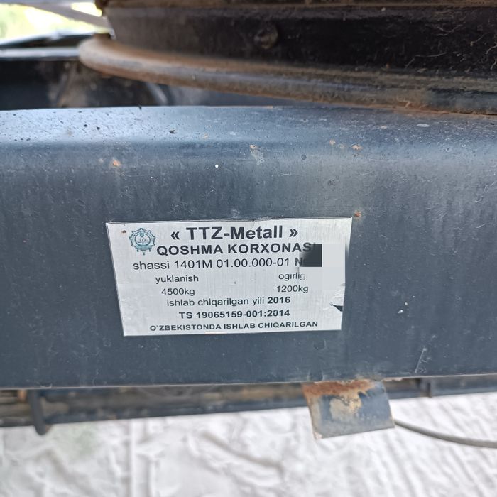 Прицеп (6м контейнер учун мулжаланган)