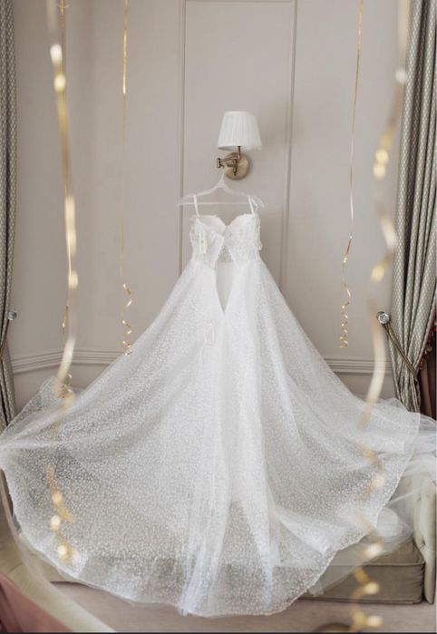 Белое платье трансформер(рукова)