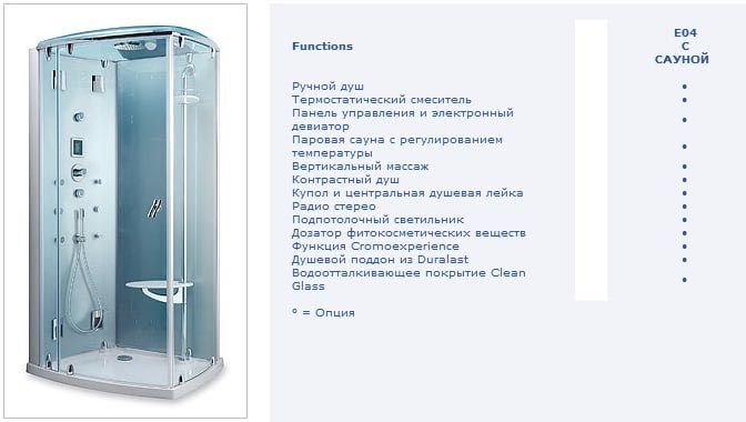 Душевая кабина Teuco Evolution E04 Light