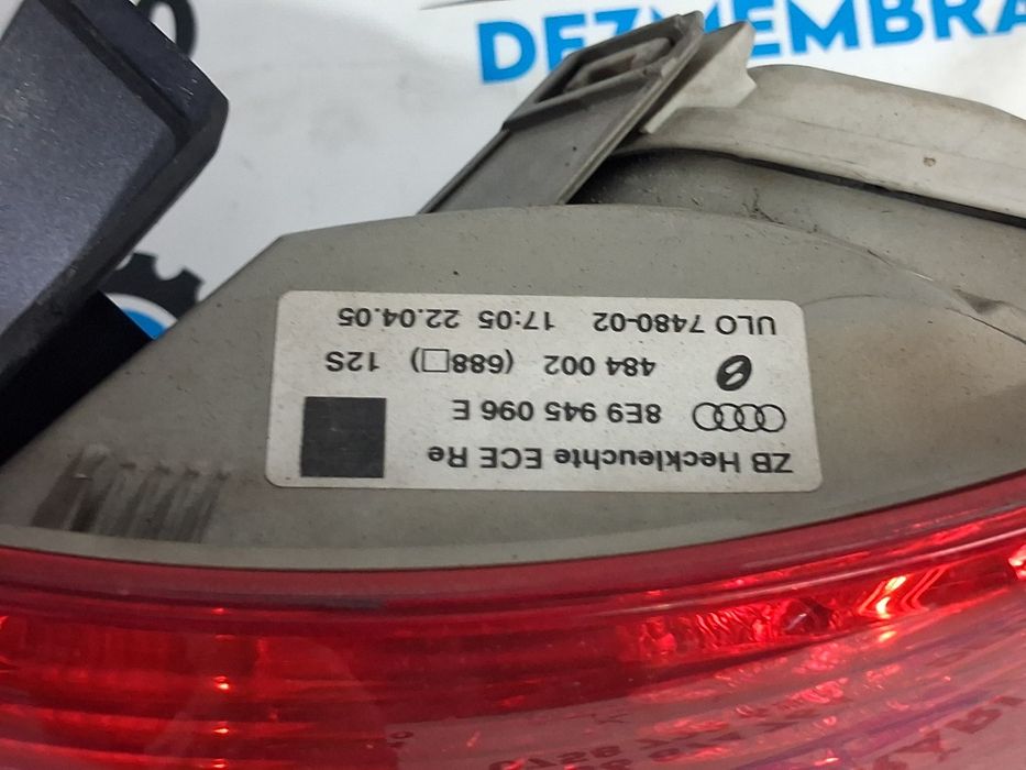 Stop dreapta Audi a4 b7 2005 combi