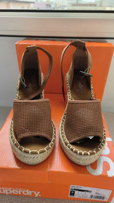 Superdry Anna Wedge - 38, 40 - NOU - 120 RON