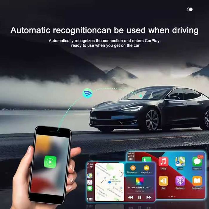 Безжичен Android Auto и Apple Carplay Usb Adapter