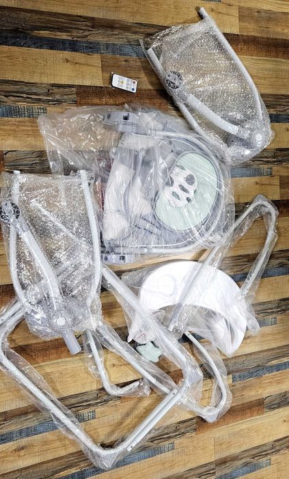 МОНИ Електрическа люлка - шезлонг 2в1 RHEA СИВ