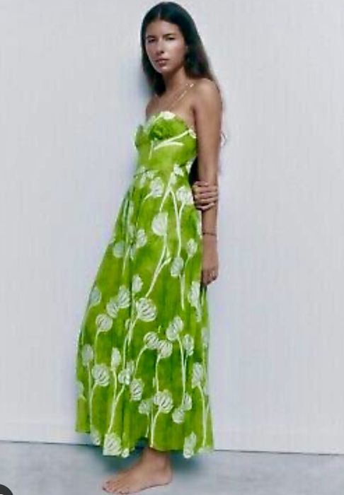 Rochie Zara din bumbac, măsura M, model corset