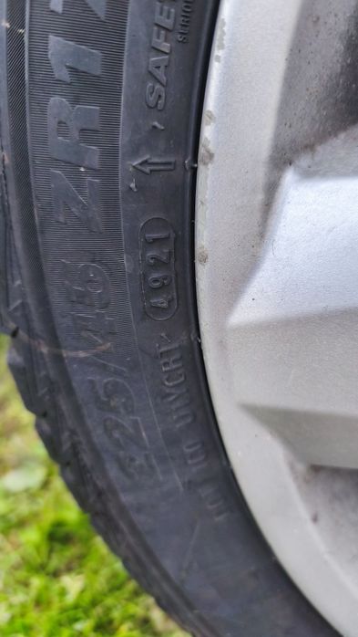 Rezerva Saab, Opel pe 17"