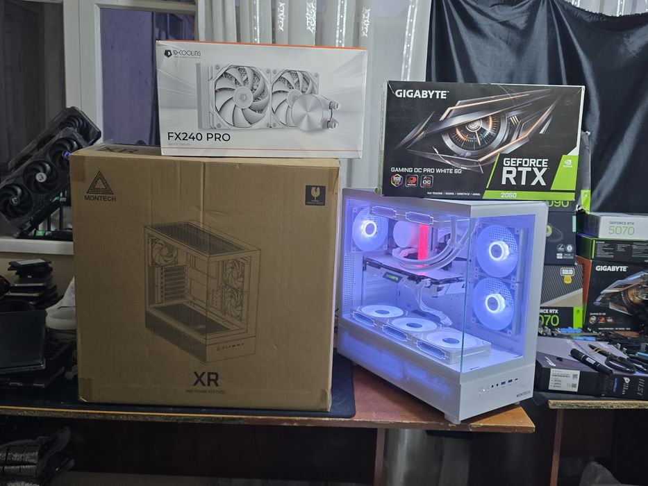 White Gaming PC — i7-8700 / RTX 2060 / 16GB RAM