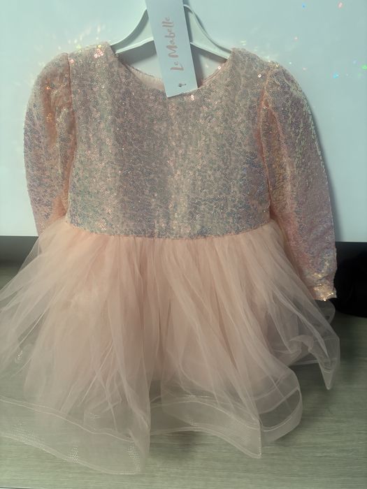 Rochie de fetite cu paiete