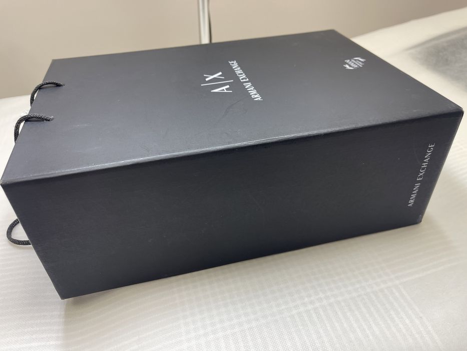 Armani Exchange Високи обувки -кожа