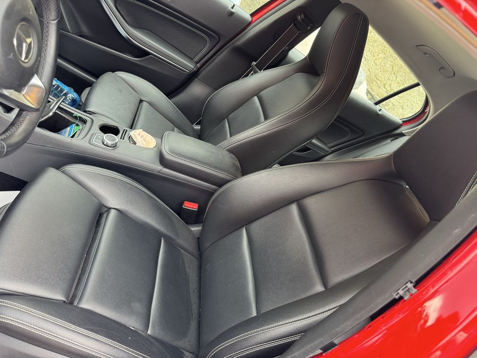 Черен кожен салон за Mercedes GLA X156 W156