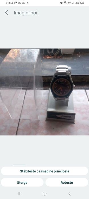 Ceas Casio 2783 - baterie noua , stare functionare , mici zgarieturi