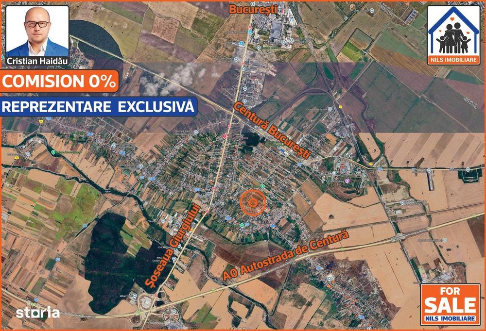 70 euro/mp! - Teren (1791mp) cu toate utilitatile in Jilava IF