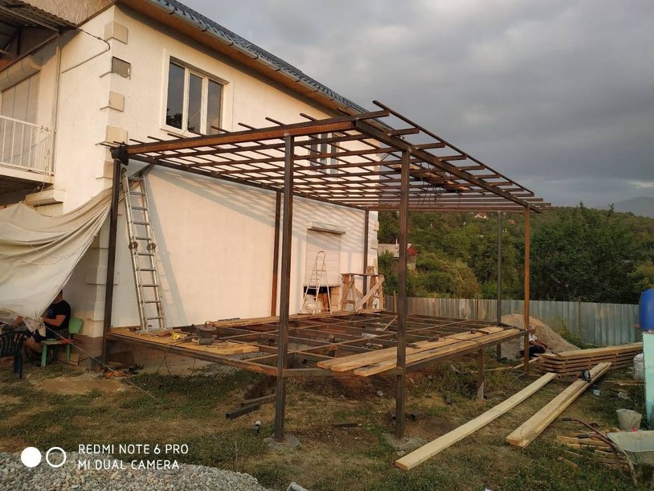 Изготовление антрисоли,терассы и лестниц.