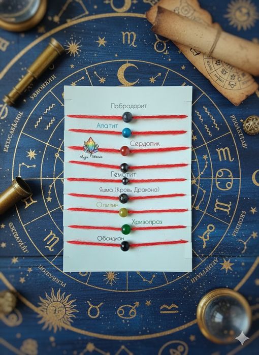 Браслеты из микса камней. Изделия ручной работы. Более 50 видов.