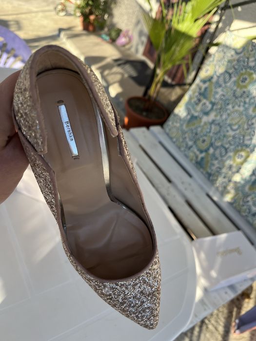 Брокатени обувки Bershka