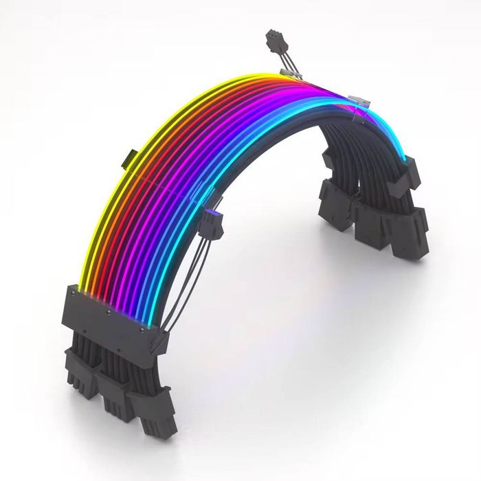 RGB кабели-удлинители питания для ПК (24 pin / 8 pin / 6+2 pin