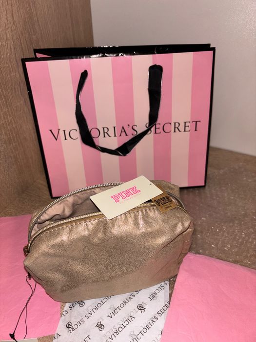 Geantă Victoria’s Secret auriu fin