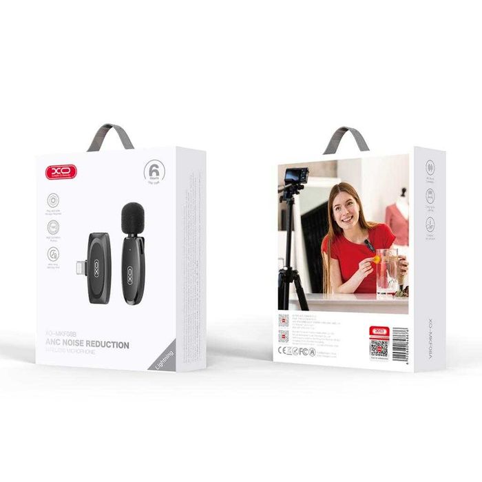 Микрофон XO - MKF08B Lightning, AI Noice-reduction, WIreless