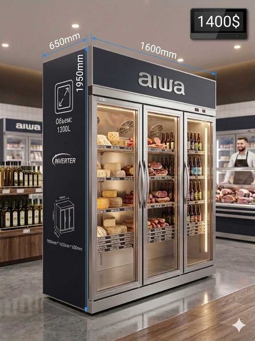 Morozilnik Xolodilnik Marazilka Vitrina Морозильник витринный tort