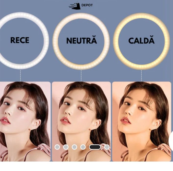 USB лампа с държач за телефон