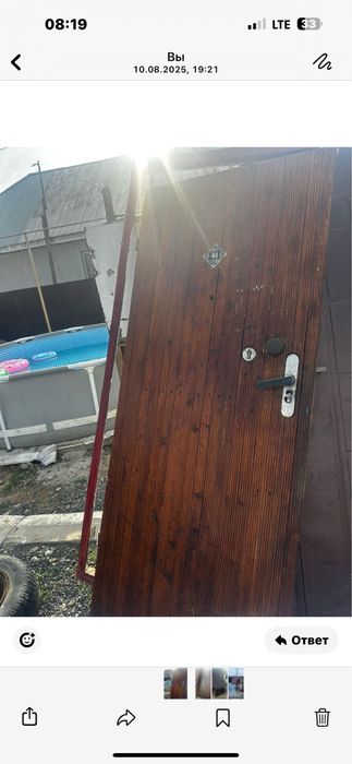 Входная железная дверь