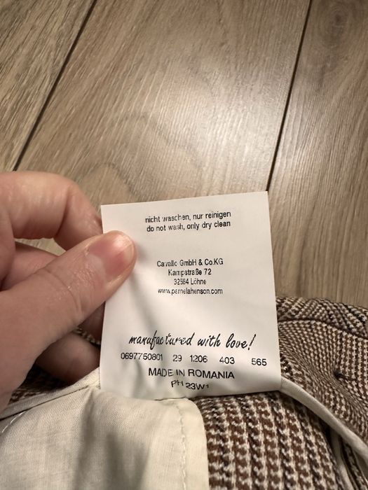 Pantaloni lana, Pamela Henson, marime S, noi