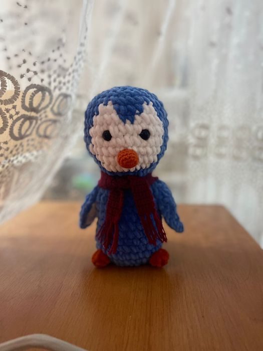 Вязанная мягкая игрушка