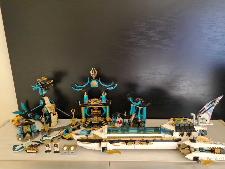 Lego Ninjago lot Templul marii nesfarsite 71755 si Hydro Bounty 71756