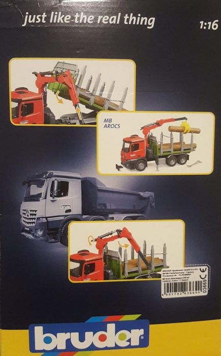 Лесовоз Mercedes Bruder