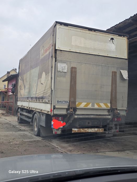 Structura camion de 12t impreuna cu lift 1.5t