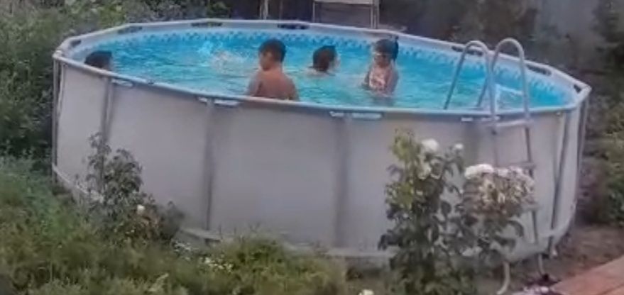 Продам бу бассейн каркасный