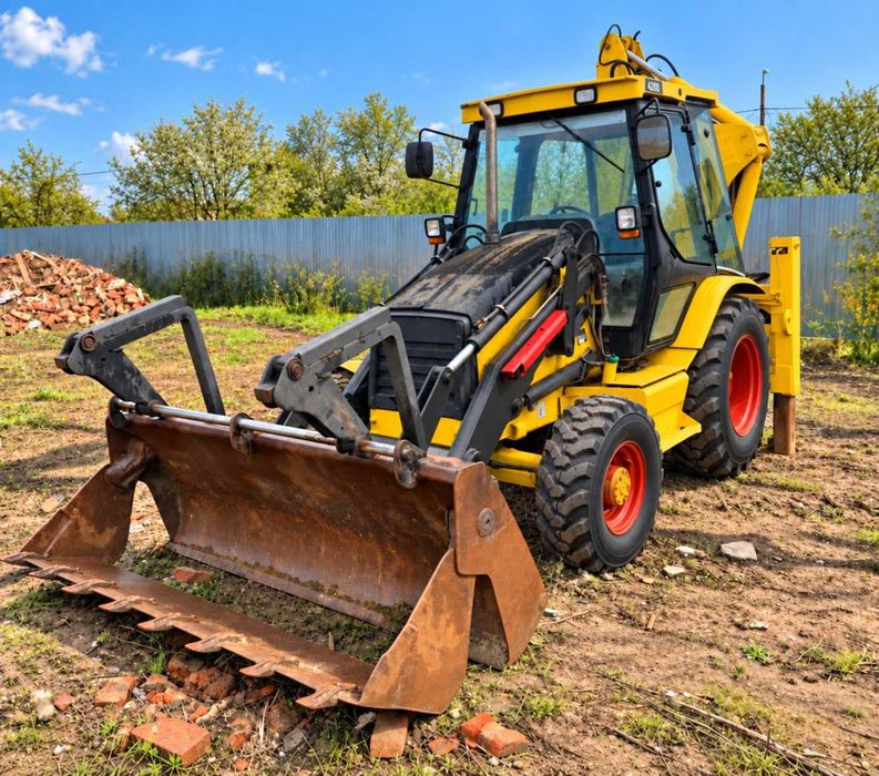 Buldoexcavator Caterpillar 428D 2005, 6093 ore