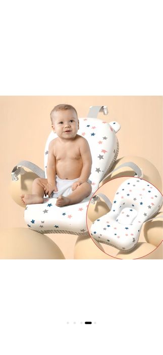 Cadita bebe practica cu termometru si perna