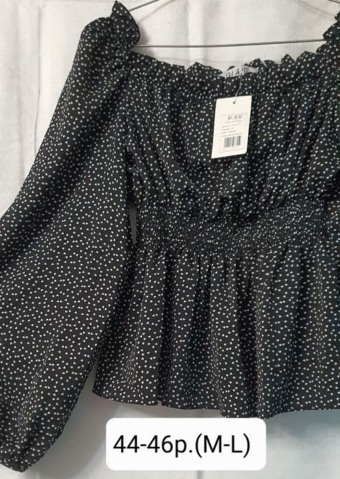 Осень-весна! Новые Блузки и платья, 42-46р.(S-L)