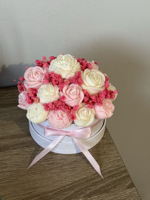 Ароматни букети от соеви свещи