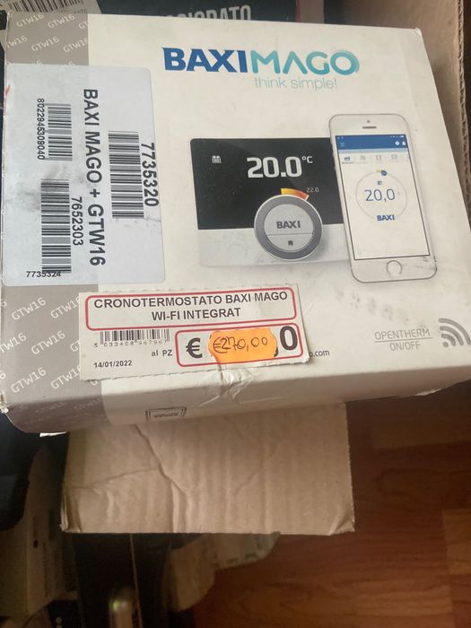 Termostat Inteligent BAX MAGO + GTW16 Wi-Fi – NOU