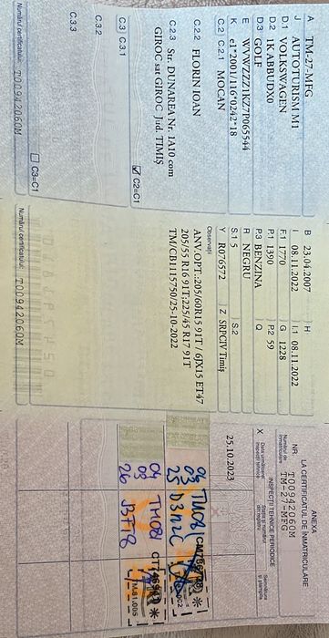 VW Golf 5 1.4 benzina, 2007