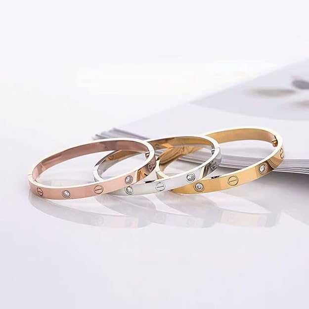 Луксозна гривна Cartier LOVE + отвертка златна, сребърна, розово злато