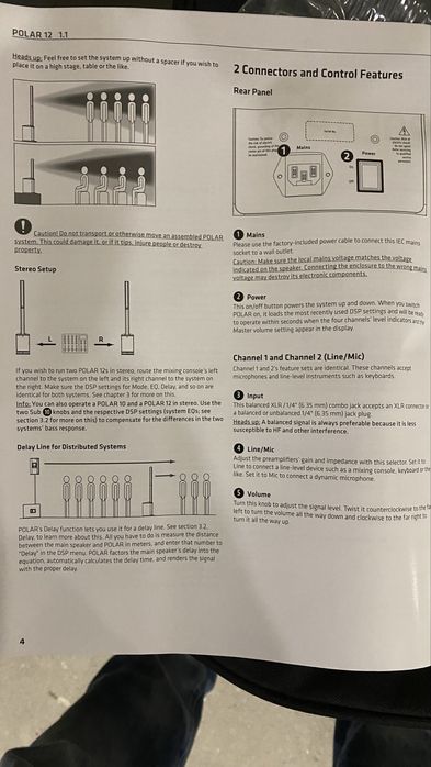 HK Audio Polar 12, Активна система за озвучаване, 12", 2000W, 127dB