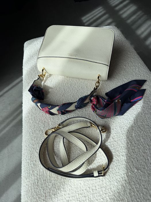 Оригинална чанта Lauren Ralph Lauren Madison Scarf – Естествена кожа