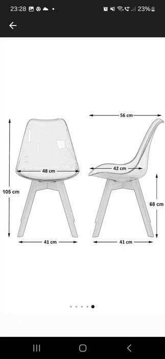 Scaune bar noi, nemontate, 4 bucati.