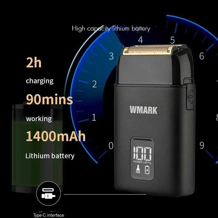 Shaver Aparat de Ras Electric Profesional NG-983 WMark Fara Fir