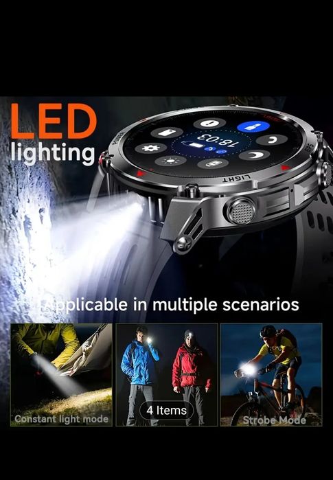 Смарт часовник с GPS Daorkow + допълнителни  екстри