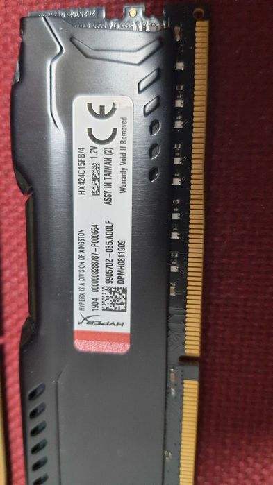 Memotii Fury HyperX 4GB