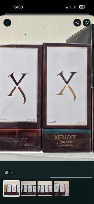 Parfum  Xerjoff  100 ml  Erba pura , Naxos , Alexandria 2